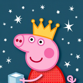 Kim la Reine des Peppa Pig