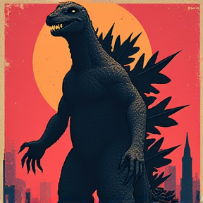 Black Mess Godzilla