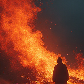 neraka terbakar