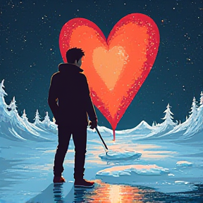 heart on ice