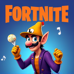 Waluigi on Fortnite