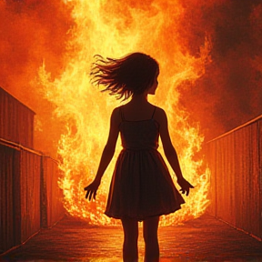 Girl on fire