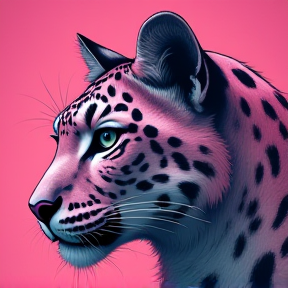 Choxy The Pink Snow Leopard