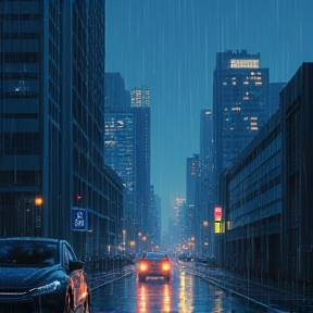 night rain