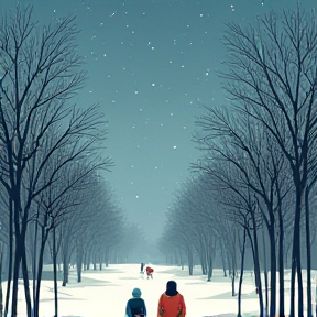 A walk in the snow with you