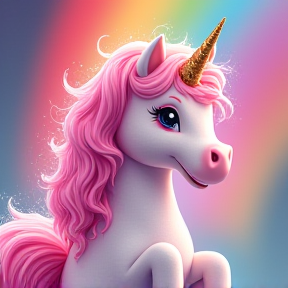 Pink Fluffy Unicorn