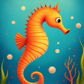 Bubbles the Seahorse