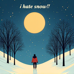 i hate snow!!!!