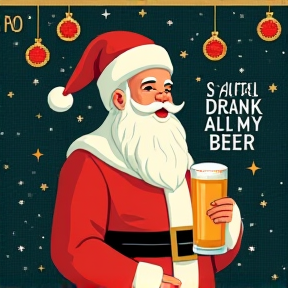 Santa Drank All My Beer