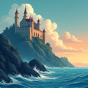 waves and castles