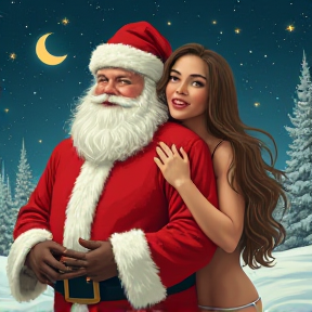 Santa in Lingerie