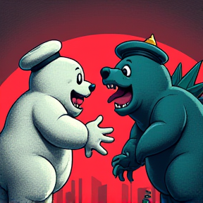 Sebzilla vs Stay Puft Rap Battle