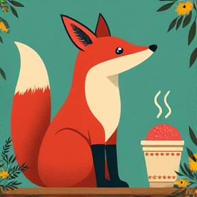 The Fox at the Coffee Shop