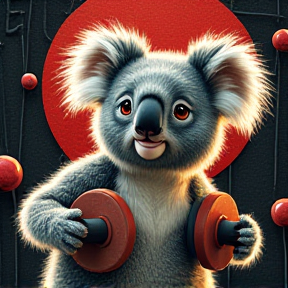 Koala at the Gym