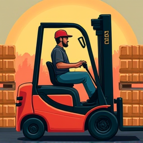 Kinney the Forklift Driver