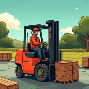 Kinney the Forklift Driver