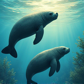 Majestic Manatees