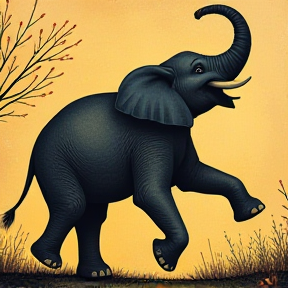 the dancing elephant