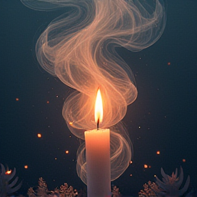 Candle smoke