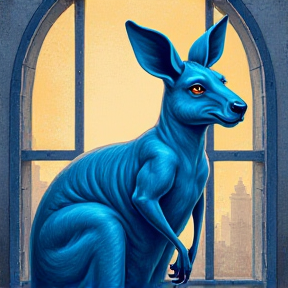 Blue Kangaroo