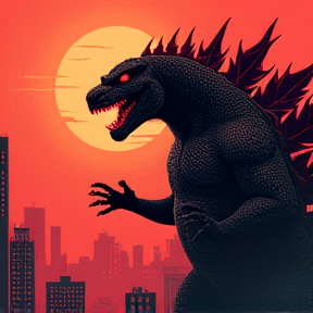 Blood Hell Godzilla