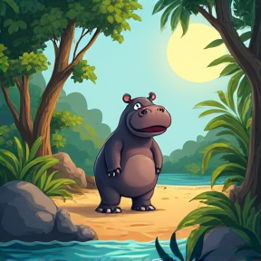 Henry the Adventurous Hippo