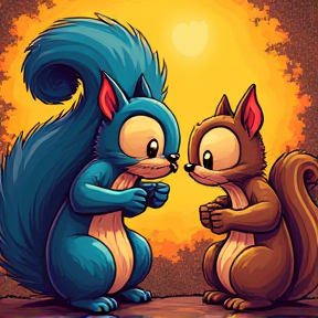 BBQ Squirrel Love