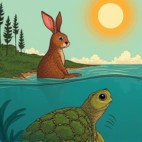 La Tortue et la Grenouille