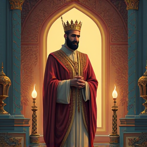 The beloved king Mohammed 5 