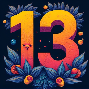 13