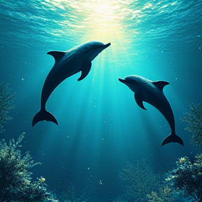 Deep Dreams - Playing Dolphins 