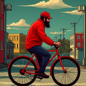 Barba roja y su bicicleteria 