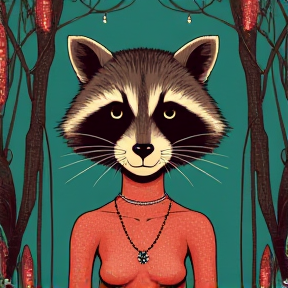 raccoon girl