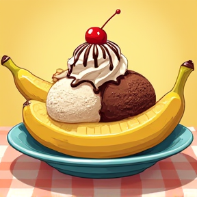 Choco Banana Split