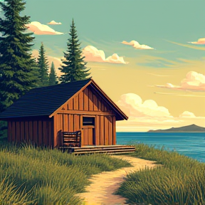 Cabin in Seaside