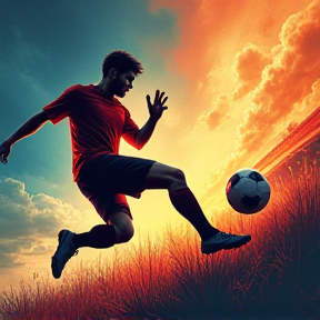 The game soccer