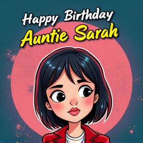 Happy Birthday Auntie Sarah