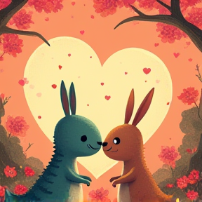 Dino und Hase