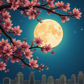 Blossom in the Moonlight