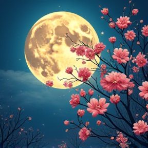 Blossom in the Moonlight