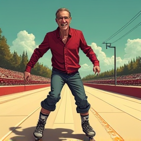 Rick the Roller-skating Pastor