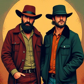 Felix and Carl of Deadwood