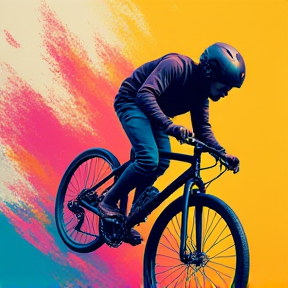 Arte Vélo para Colorir