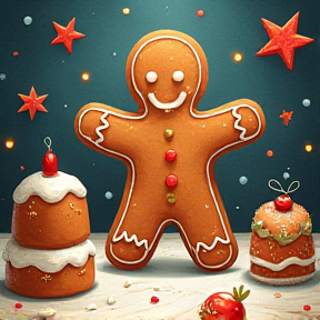 baking gingerbread