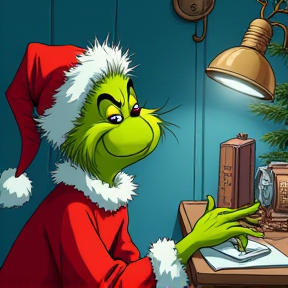 The Grinch and the Mail Desk