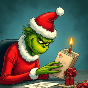 The Grinch and the Mail Desk