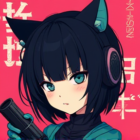 Cybernetic catgirl assassin