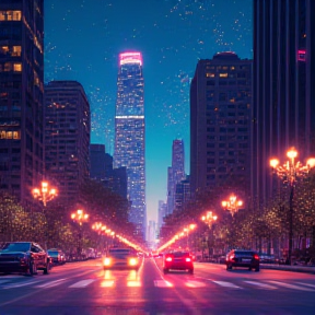 City lights