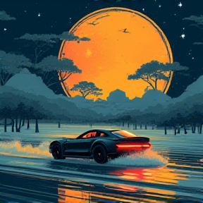 racing into the night