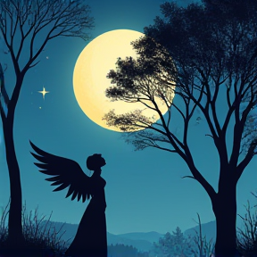 Angel in the Moonlight